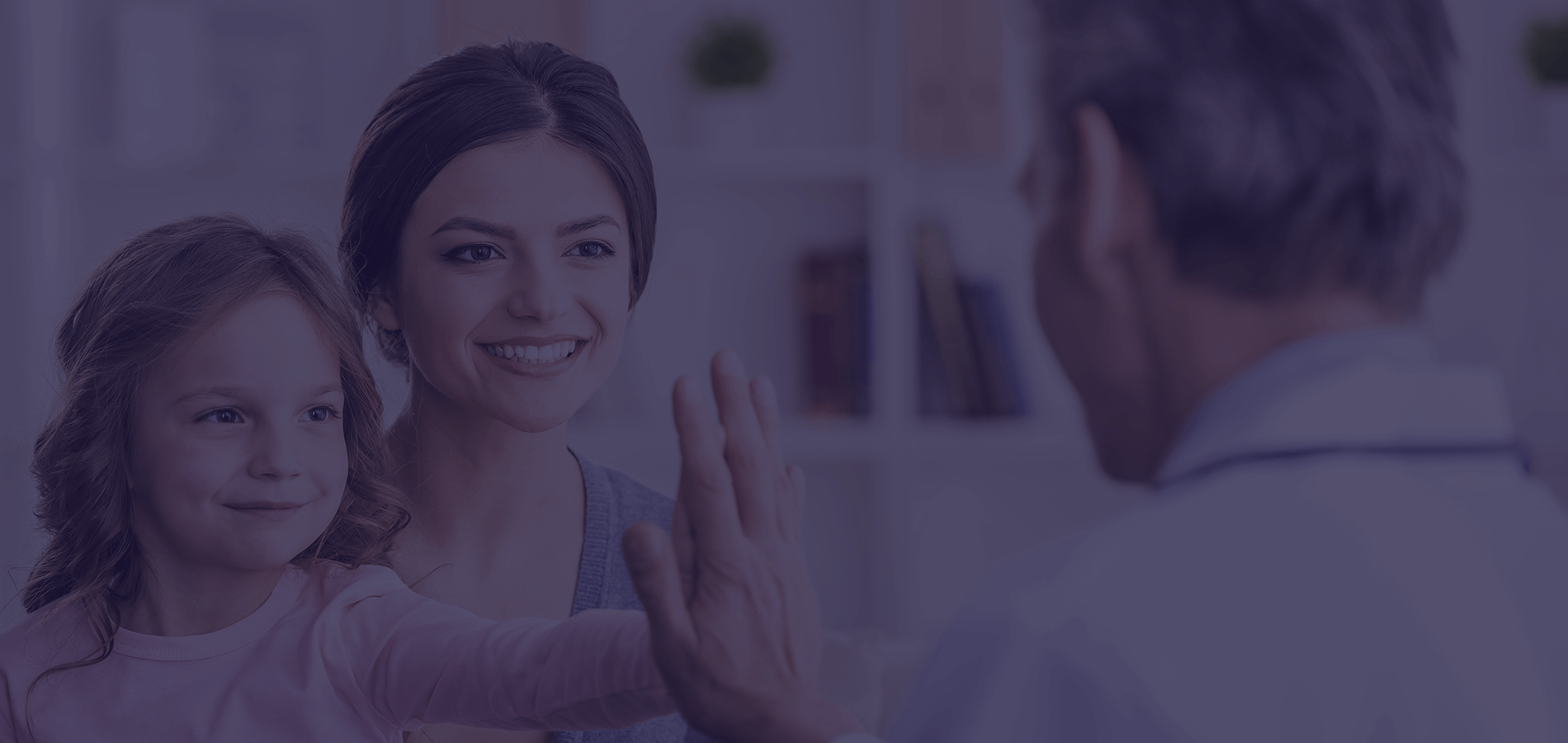 Home Banner - Doctor and Patient Hands